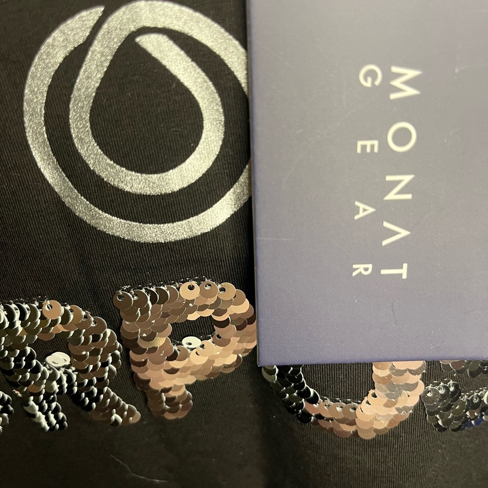 MONAT Gear oversized purpose tee with tulle and sequins black - Picture 5 of 5
